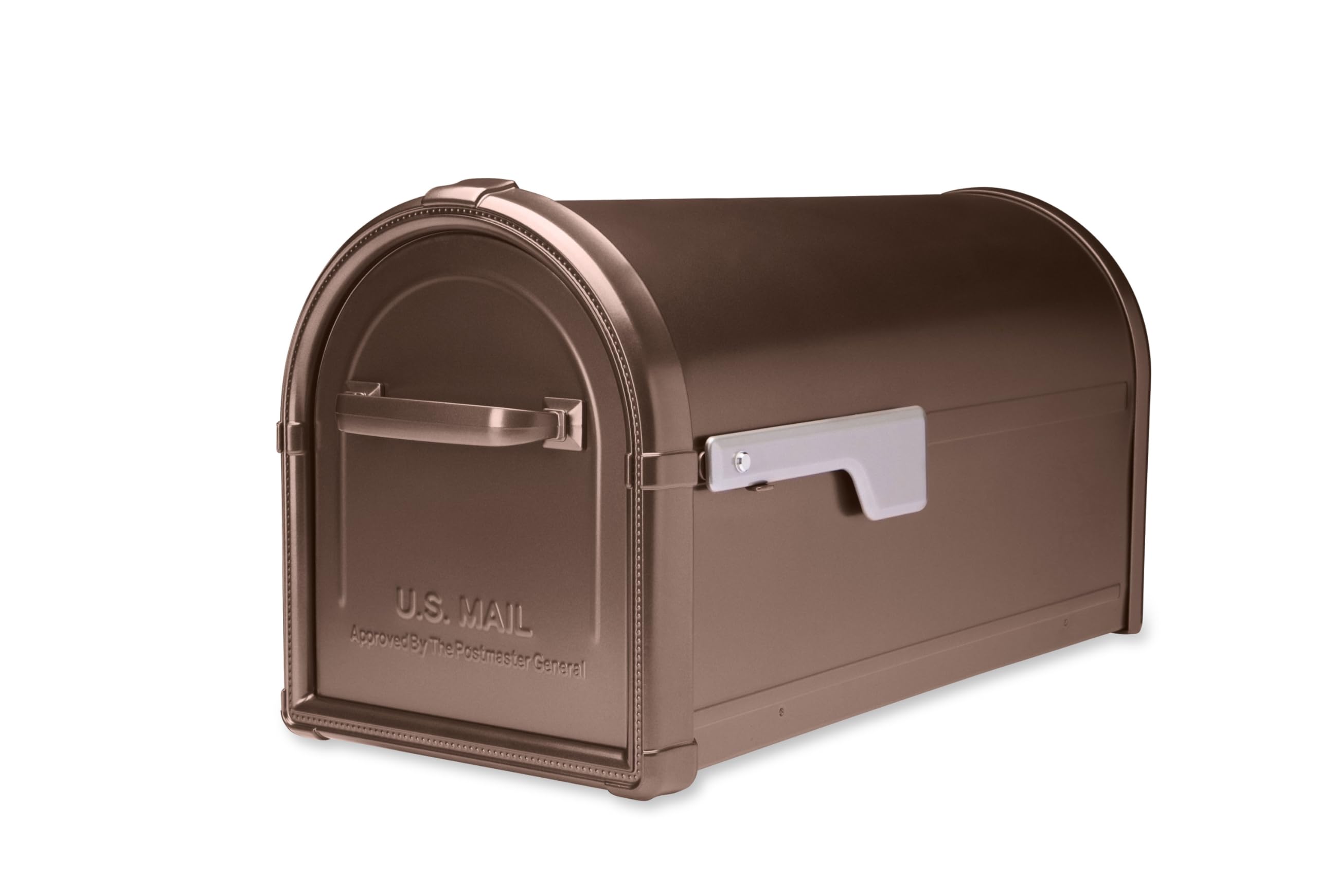 Architectural Mailboxes Hillsborough Post Mount Mailbox, Copper, Large