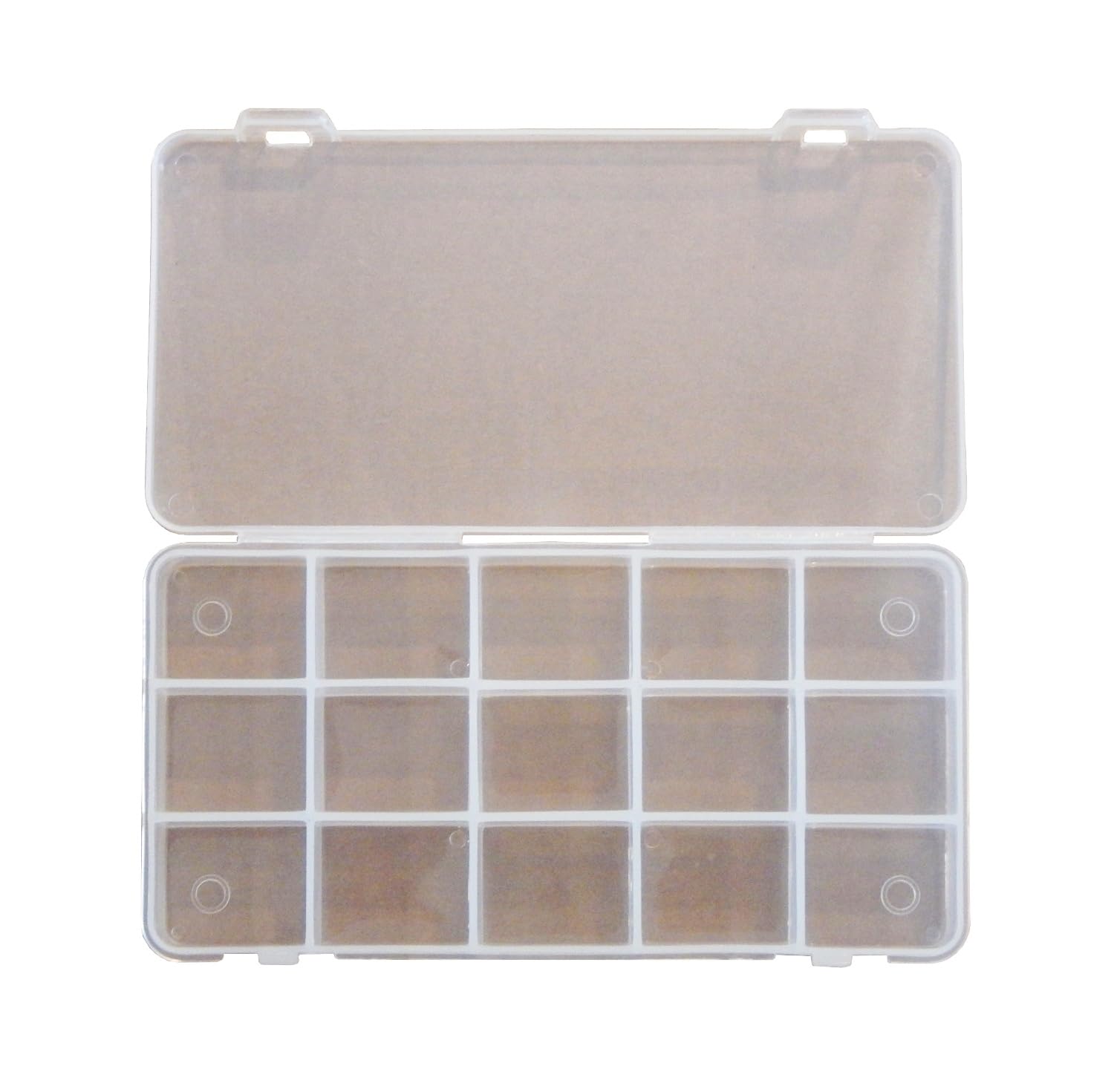 Confezione 2 Scatole Organizer Per Perline Con 15 Scomparti Regolabili – Contenitore Trasparente In Plastica Con Divisori, Per Gioielli E Fai-da-te