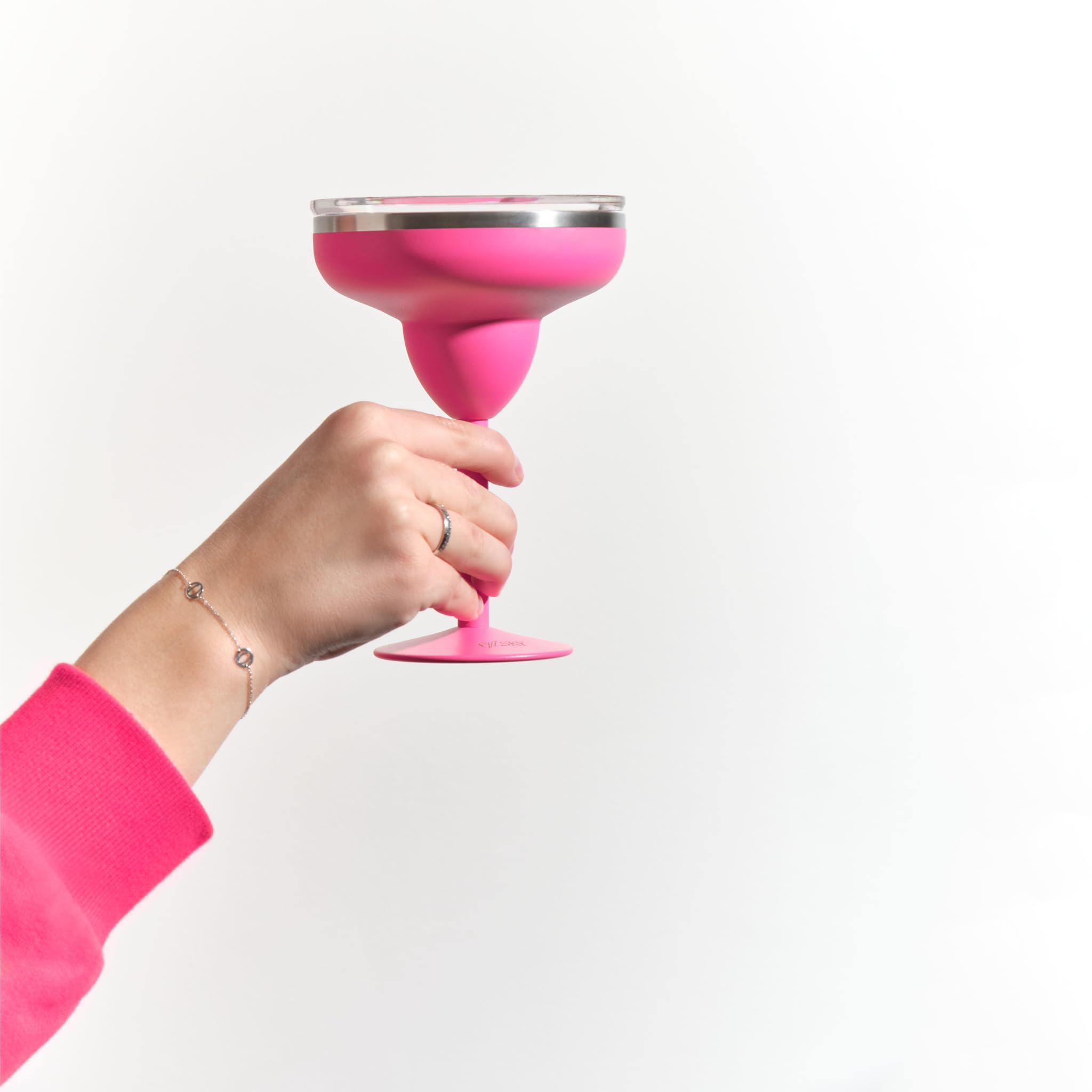Stainless Steel Margarita Glass – Matte, With Lid, Leak Proof, No Condensation, For Cocktails | Barware & Kitchen | Picnic | Pool | Beach | Patio | Party