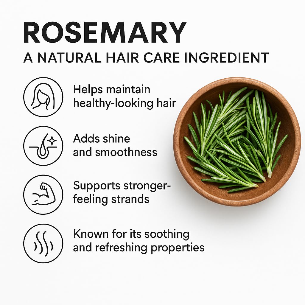 Rice and Rosemary Water Spray for Hair Growth | Serum and Leave-in Conditioner with Rosemary Oil & Fermented Rice Water for Hair Growth | Detangler & Scalp Toner for Thicker, Stronger Hair