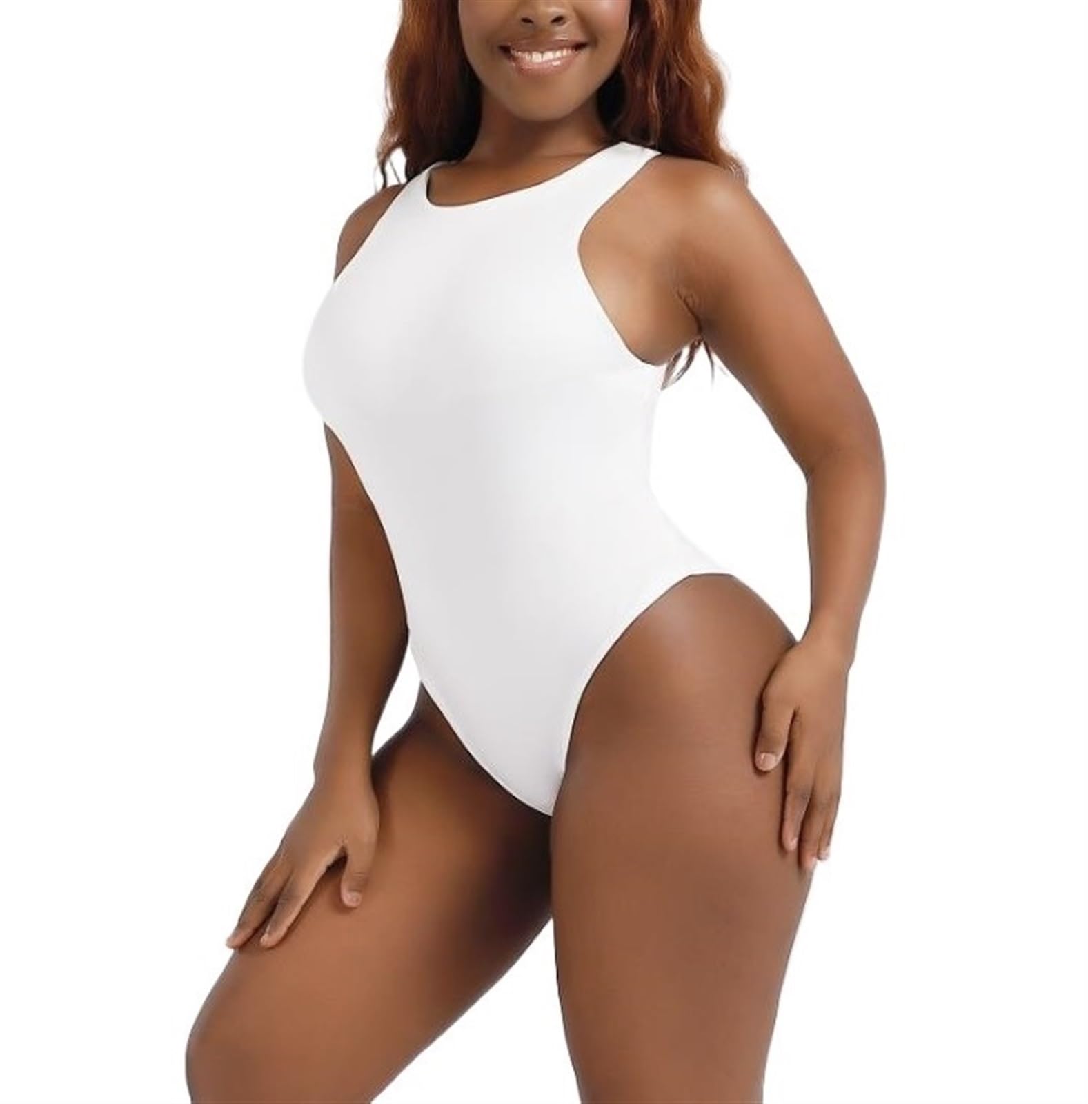 ISCBAFYX Damskie seksowne body bez rękawów i stringów, bielizna modelująca dla kobiet modelujących brzuch, body modelują na wyjście