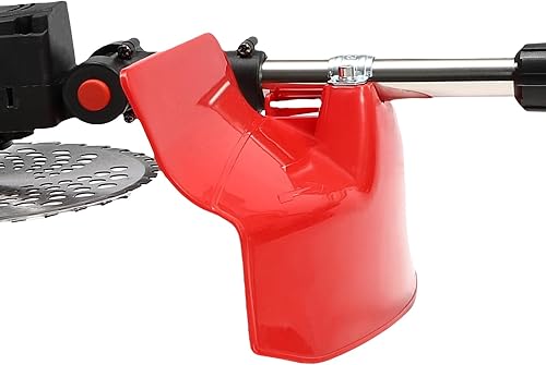 Miniatura 9 de Recortadora de malezas inalámbrica, funciona con pilas, 21 V, ligero, desbrozador de malezas inalámbrico con 2 baterías, cargador, cuchillas de