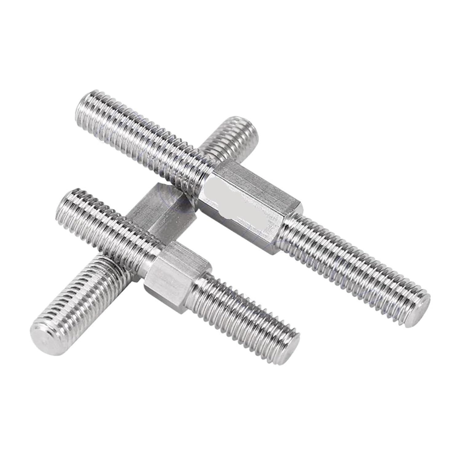 M3-M16 304 Stainless Steel Bolts Dual Head Threaded Bar Stick Left and Right Thread Rod Stud Positive/Negative Thread Bar Screw(M16x2x130mm(1PCS))