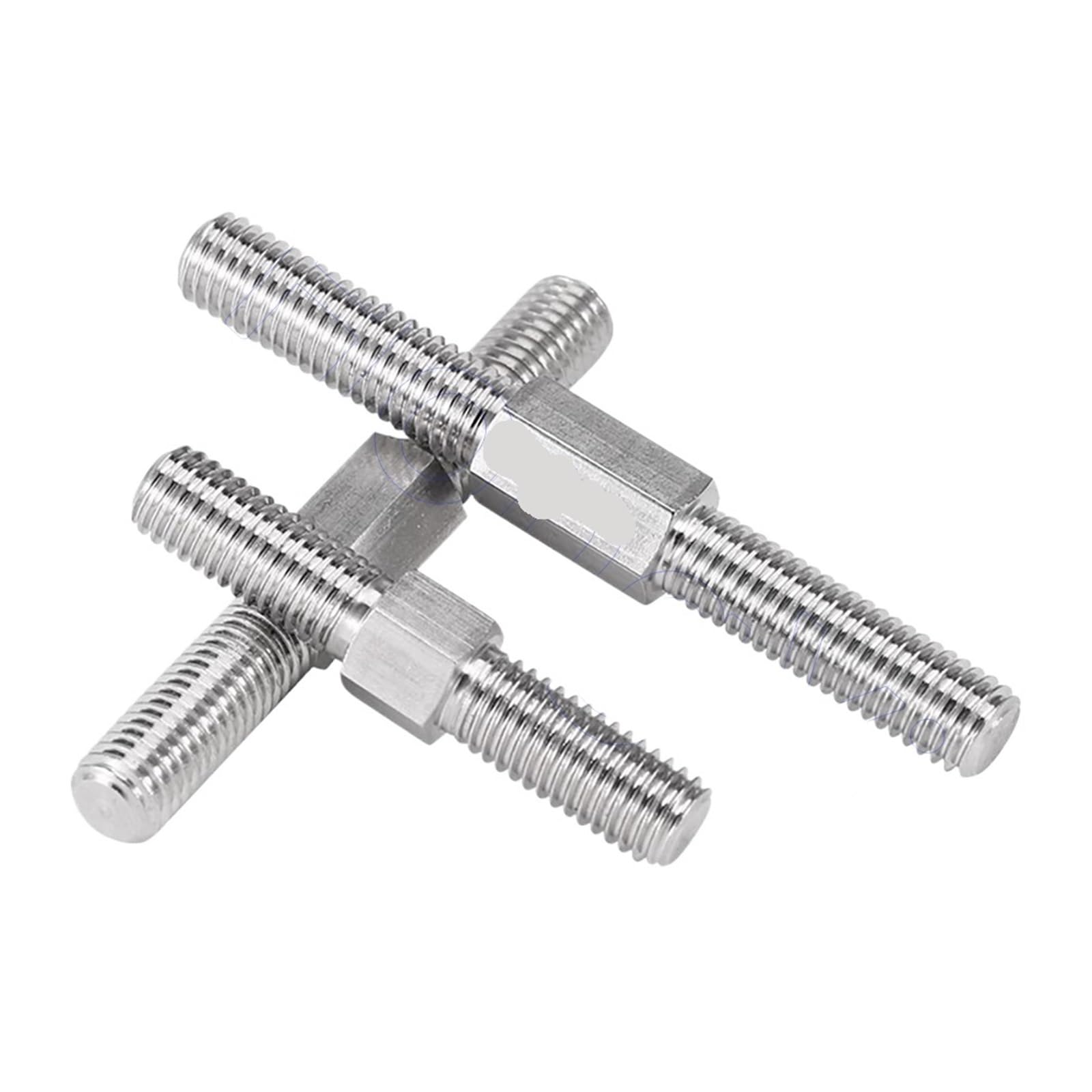 Boulons à double tête gauche droite M14x2x120mm, écrou pour goujon en acier inoxydable 304