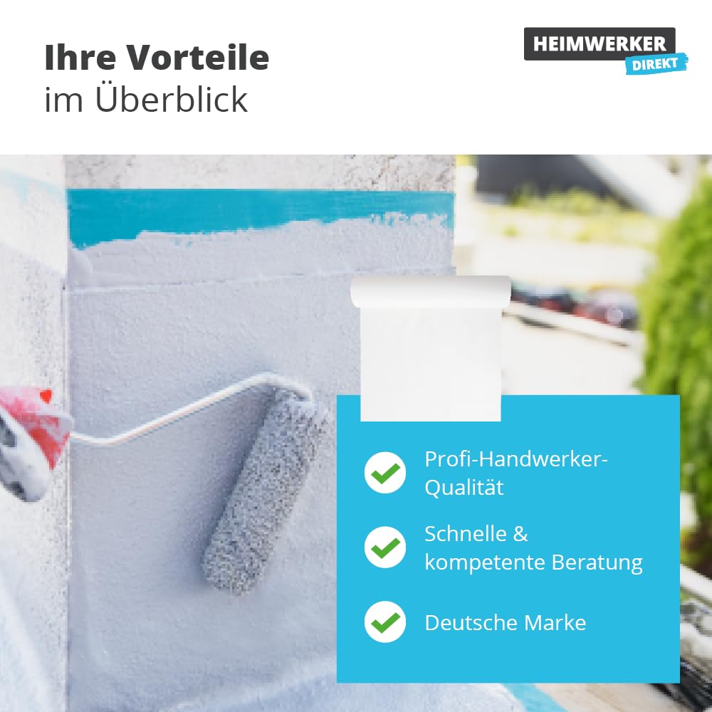 Alfa Flüssigkunststoff Vlies 35cm x 50m – Dachvlies 110g/m² (17,50m²) | Profi Qualität - Zur Einbettung in Flüssigkunststoffe - Nadelvlies aus 100% Polyester - Flachdach abdichten