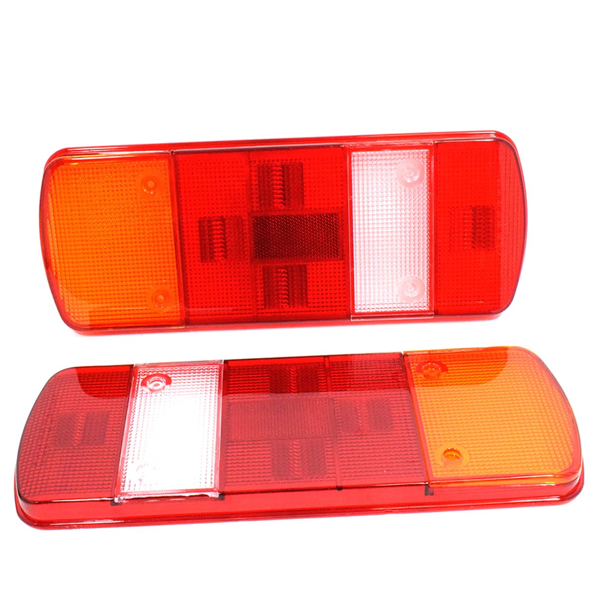 2 discos de luz izquierda y derecha para remolques de camiones compatibles con Mercedes Benz Atego MAN Scania Volvo Iveco Renault DAF VW E