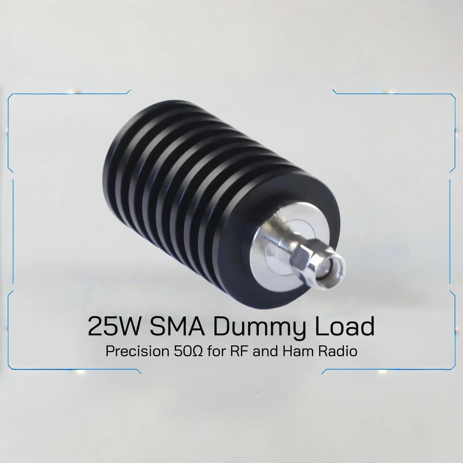 BECEN Charge fictive de SMA-J 25 Watt - Borne 25 W 3 GHz 50 Ohms Connecteur SMA