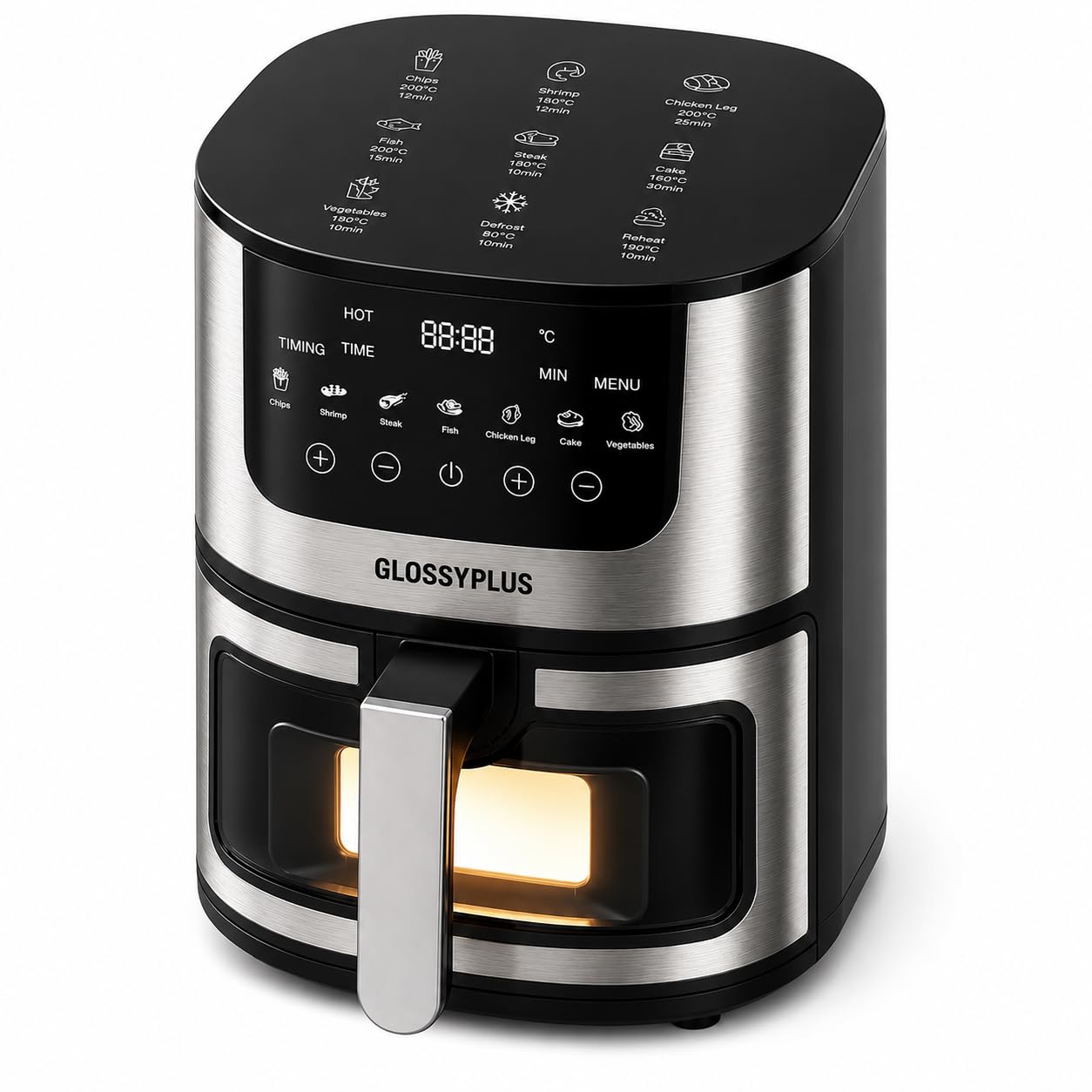 Air Fryer 15L with touch panel,uses up to 90% less fat 2800W, with Rapid Air Technology, Air Fryer Oven For Oil-Free Cooking-image-45