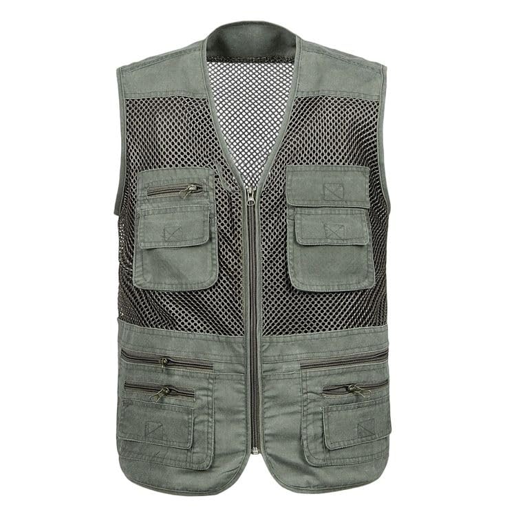 Gilet léger pour homme en coton col V : la veste sans manches idéale pour vos sorties et rando d'été