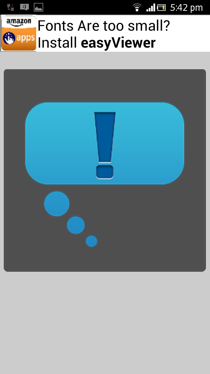 SMS easyViewer POP UP Display App on the Amazon Appstore