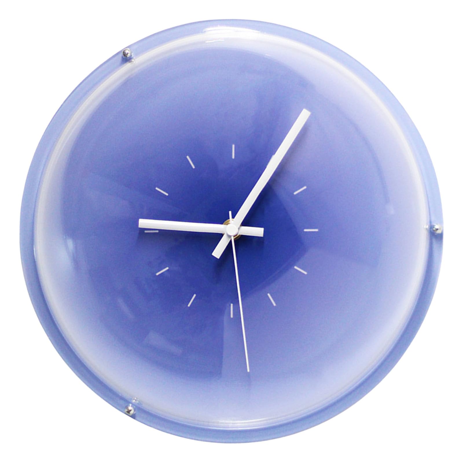 YROHGKPN Contemporary Round Bubble Clock with Quiet Quartzs Movement and Unique Gradients Sunset Design for Home Interior Decors Round Balloon Clock