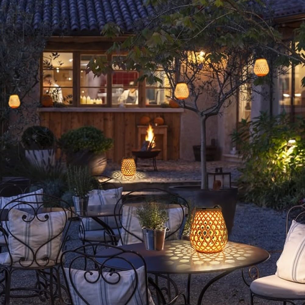 per lampada per solare Portatile per stile Vintage per Giardino