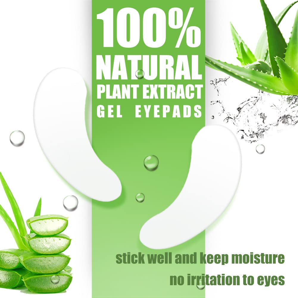 250 Paare Augenpads für Wimpernverlängerung Wimpern Pads Augenpads Wimpern Augen Patches Wimpernverlängerung Pad Zubehör Under Eye Pads for Eyelash Extensions Gut Bleiben-Lunamoon (Girl250)