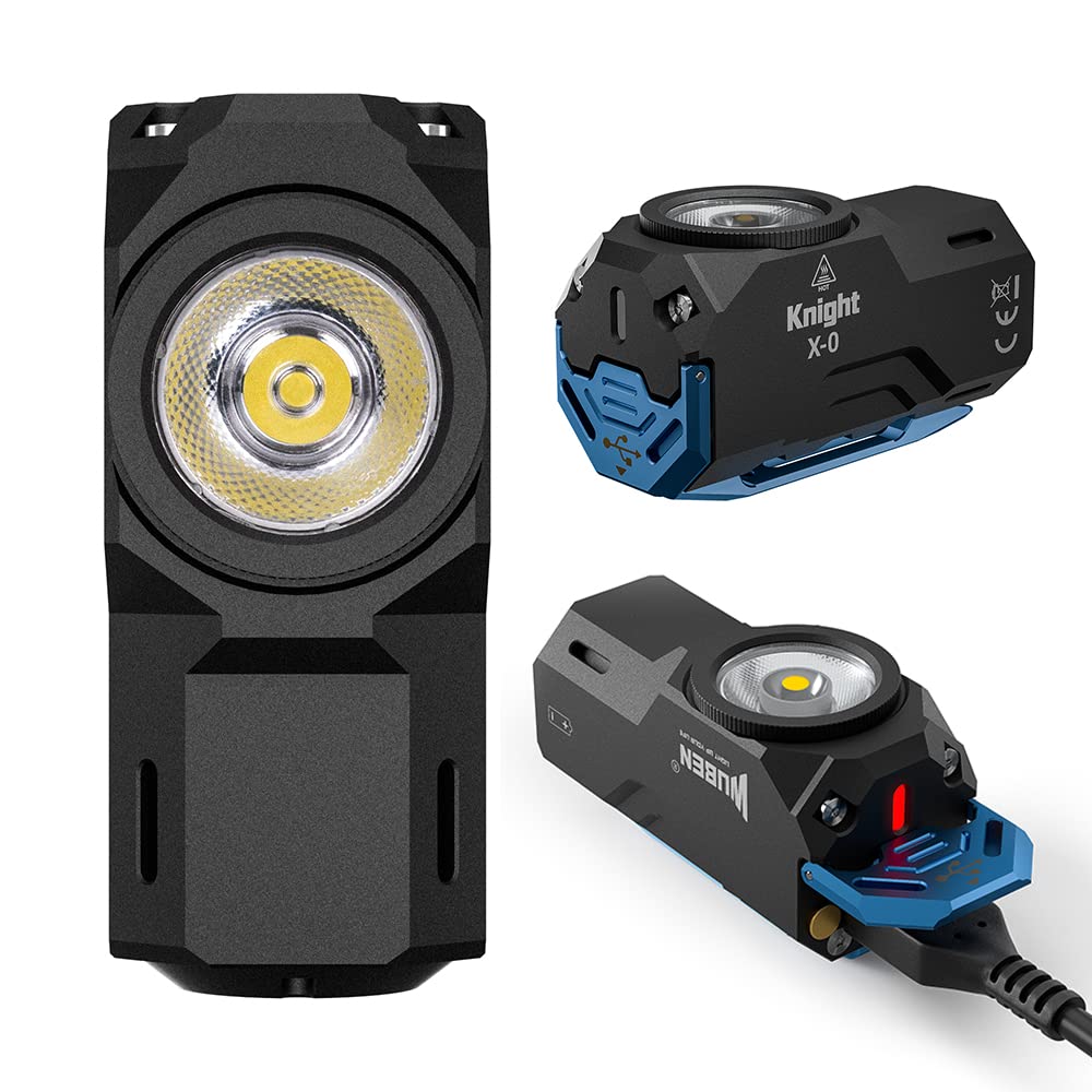 【国内正規品】WUBEN(ウーベン) X-0 Knight 懐中電灯 X0Al-BK Type-C充電式 1100ルーメン 125m 防水・防塵IP68 落下耐久1.5m アルミニウム ブラック