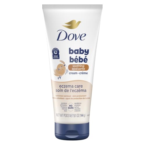 Image of Dove Soothing Cream Eczema Care To Soothe Delicate Baby Skin No Artificial Perfume or Color, Paraben Free, Phthalate Free 5.1 oz
