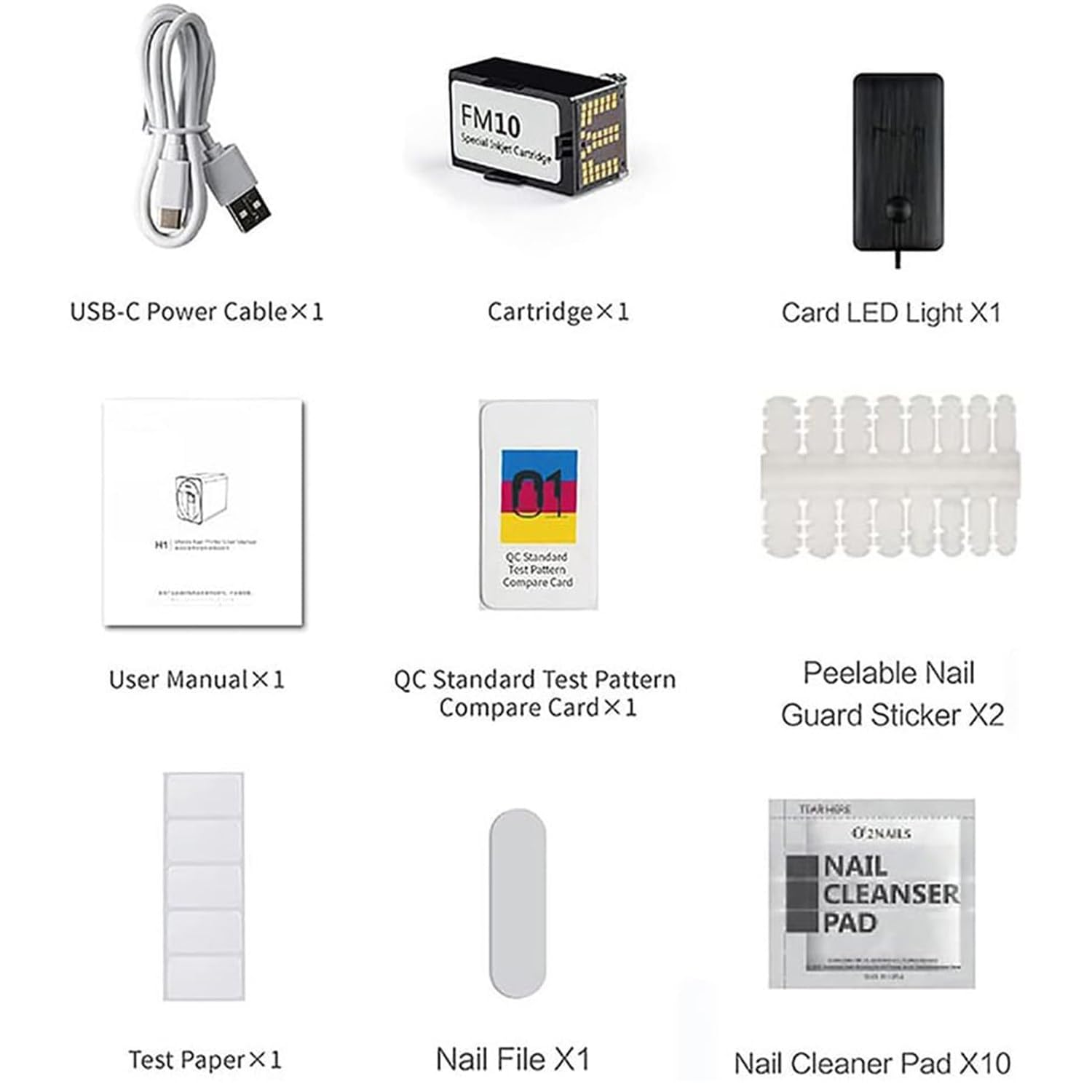 Drukarka do zdobienia paznokci, inteligentna automatyczna drukarka do paznokci 3D, obsługa Wi-Fi/DIY/USB, wielofunkcyjna przenośna maszyna do malowania paznokci dla dzieci/studia manicure/manicur