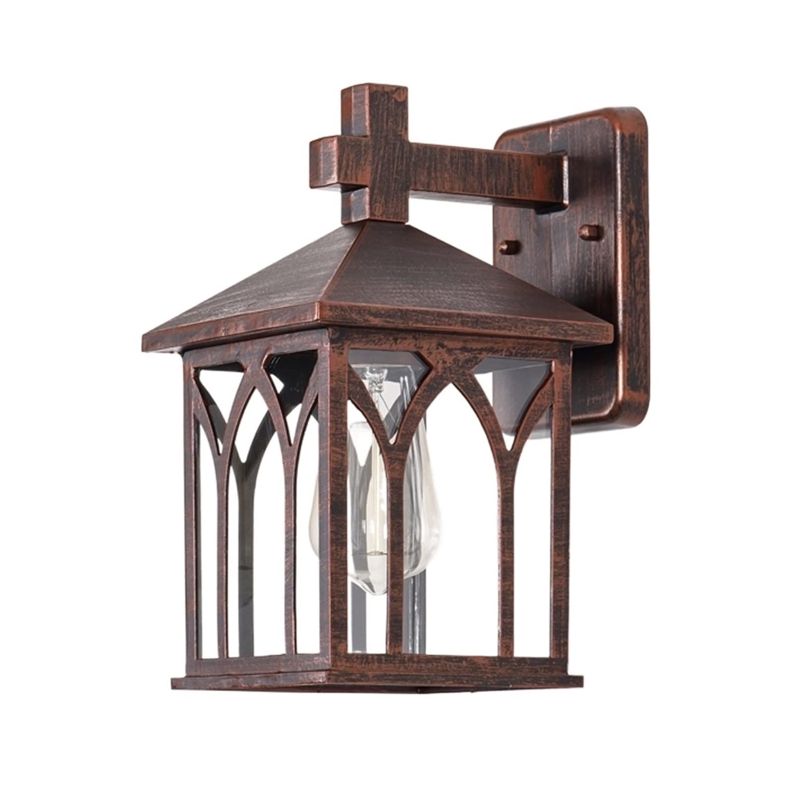 OLSKFUH Wall Lamp, European Retro Wall Sconce V-Intage Waterproof Anti- Bronze Glass Lantern Wall Light Corridor Villa Landscape Patio Outside Decoration Aluminum Wall Lamp Beds,