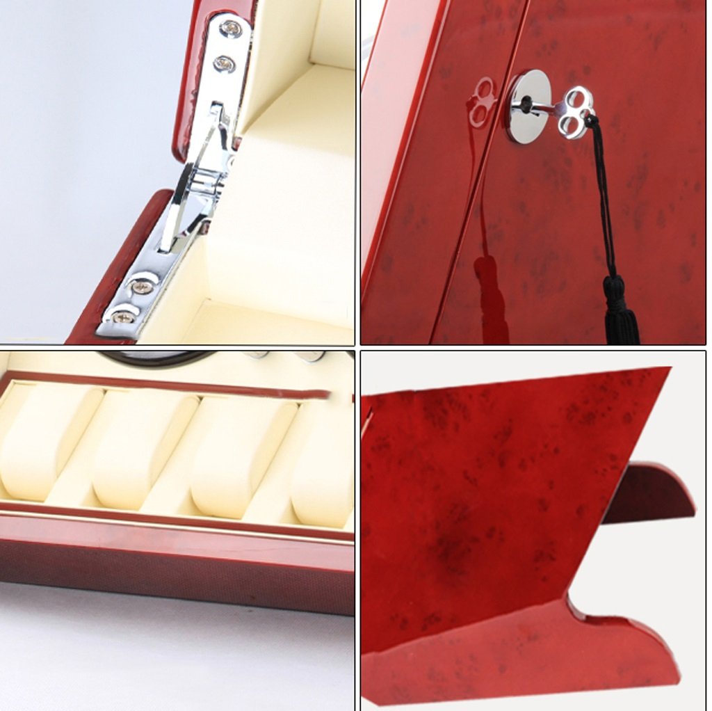 Xiaoxu Remontoir de Montre pour Montres Remontoir de Montre mécanique Automatique 8 + 5 Boîte de remontage de Montre Table vibrante Remontoir de Montre Akira