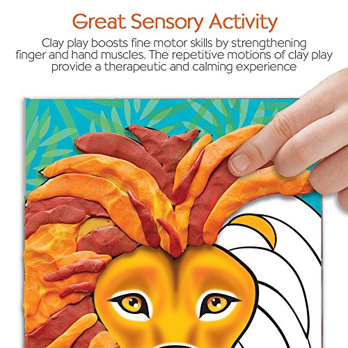 Image of Faber-Castell Do Art Coloring with Clay | Clay Kit with 12 Colors & Tools | Press, Blend & Build | Crafts for Kids, Sensory Activities | Beginner 3D Art Kit (Ages 5+)