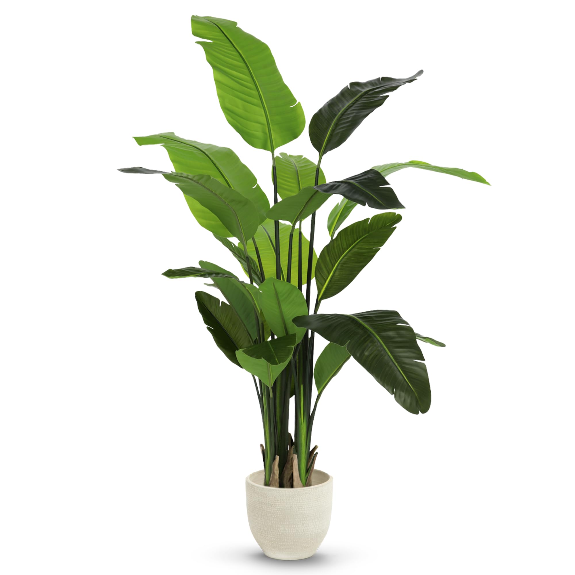 Maia Shop Oiseau de Paradis Artificiel 150 cm - Faux Arbre d'Intérieur