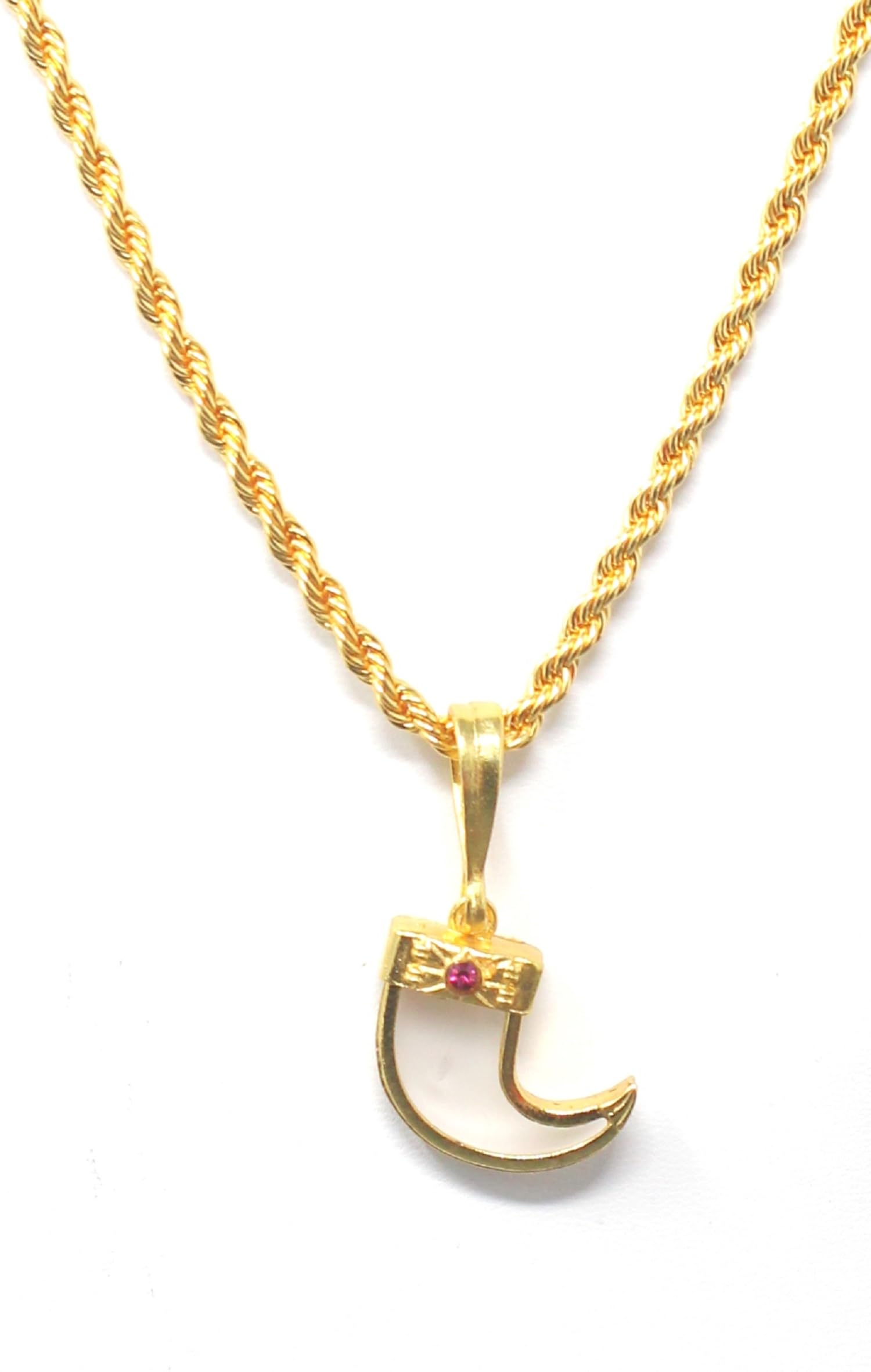 SONI DESIGNS Single Nail Puligoru pandent with New rope Chain For Mens and Boys. Gold-plated Alloy Pendant Set (B0DDV3YV9Z) Amazon Price History, Amazon Price Tracker