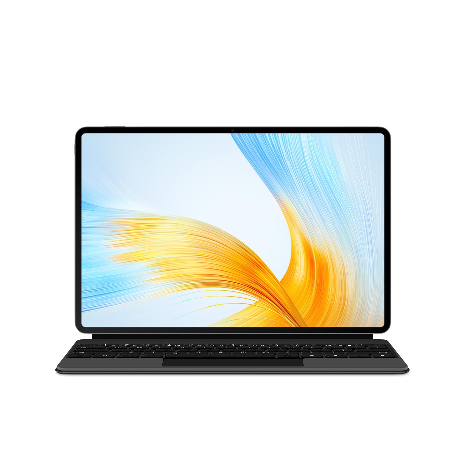 Funda con Teclado para Huawei MatePad 11.5" S 2024, Contiene Ñ, Soporte Flotante Mágico Voladizo, Retroiluminación 7 Colores, Trackpad Integrado,Negro,Spanish