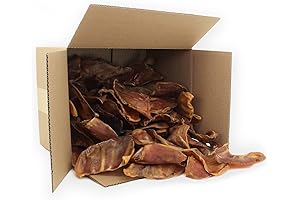 GigaBite Roasted Pig Ears for Dogs: All-Natural, Wholesome Chews