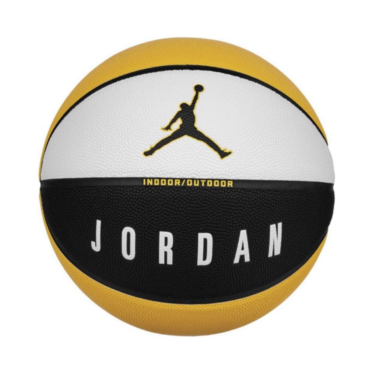 Nike Jordan Ultimate 2.0 8P Deflated Palle da basket White/Black/Yellow Ochre/Black 7