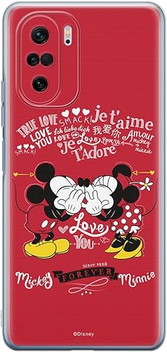 ERT GROUP Caja del teléfono móvil para Xiaomi MI 11iREDMI K40K40 PROPoco F3F3 PRO Original y con licencia oficial de Disney Patrón Mickey y Minnie disponible en Yaxa Costa Rica