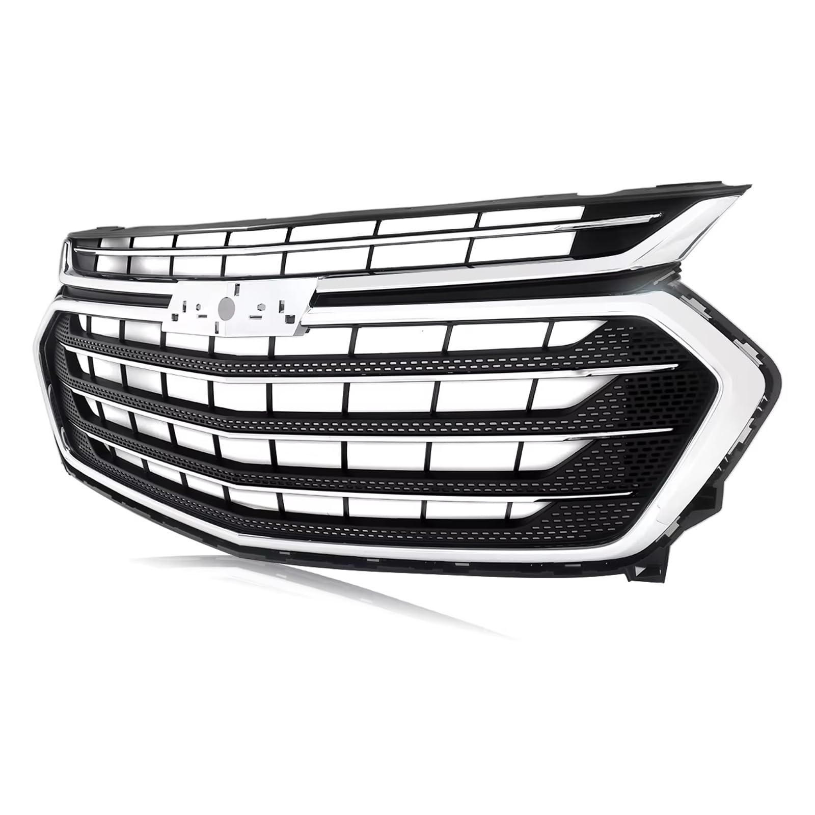 Calandre Haricot Grille Pour Chevrolet Pour Traverse 2018-2021 Grilles D'aération Supérieures Pare-chocs Avant Grille Calandre Avant