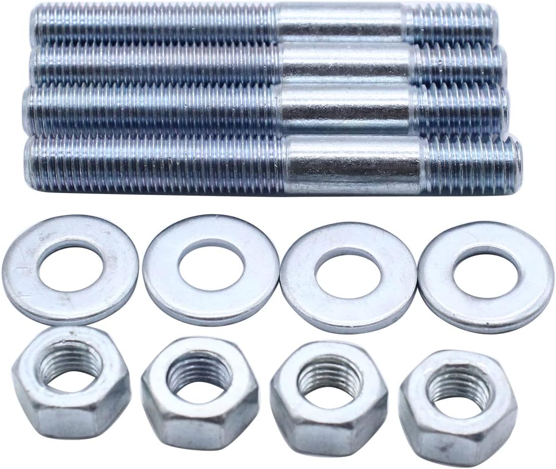 Carburetor Studs Set, 3.5in Carburetor Carb Stud Set High