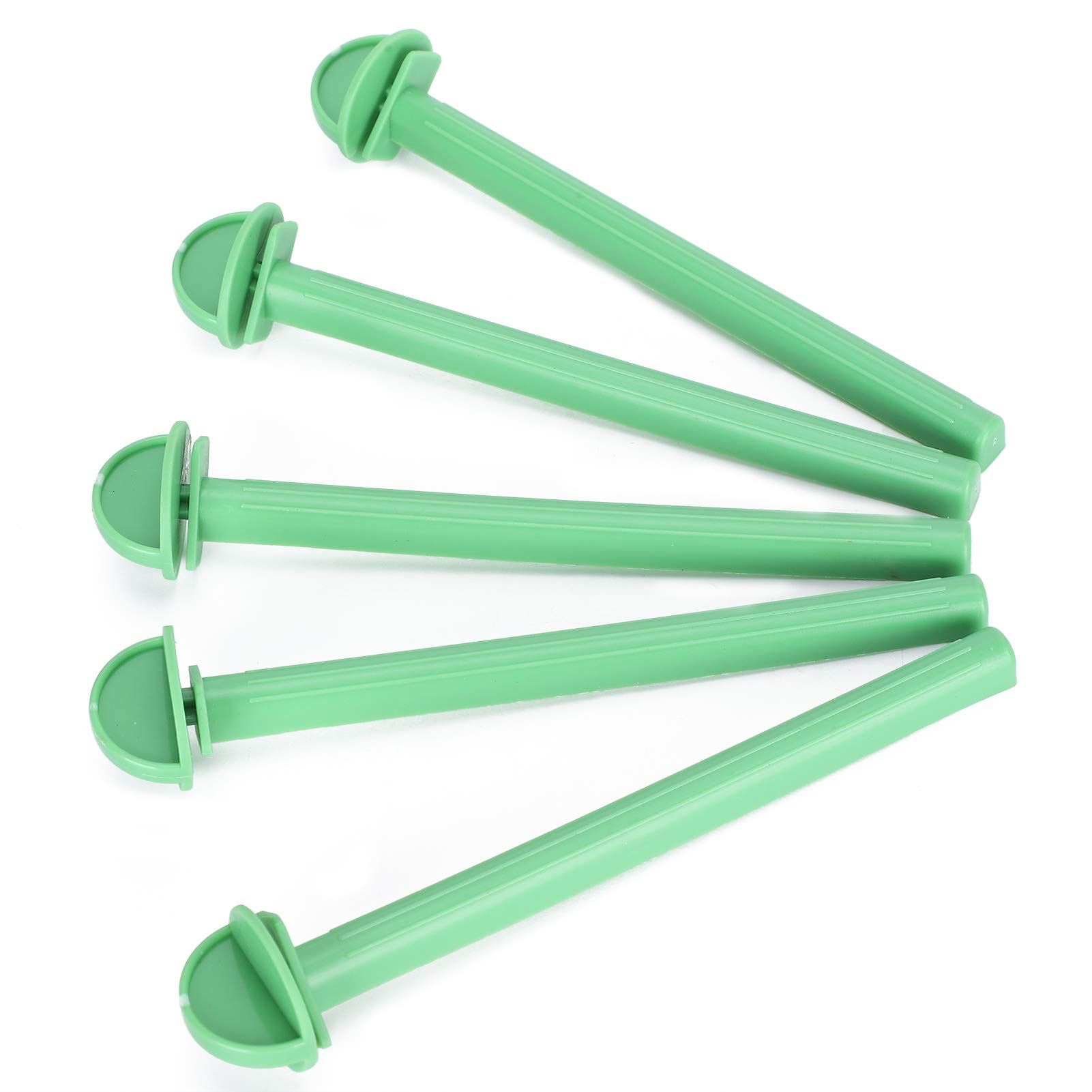 Bastone da Appoggio per Gabbie Uccelli, 50 Pezzi, Accessorio per Posatoi Pappagalli Parrocchetti, Materiale Plastica, Superficie Antiscivolo, Facile Installazione, Per Vo
