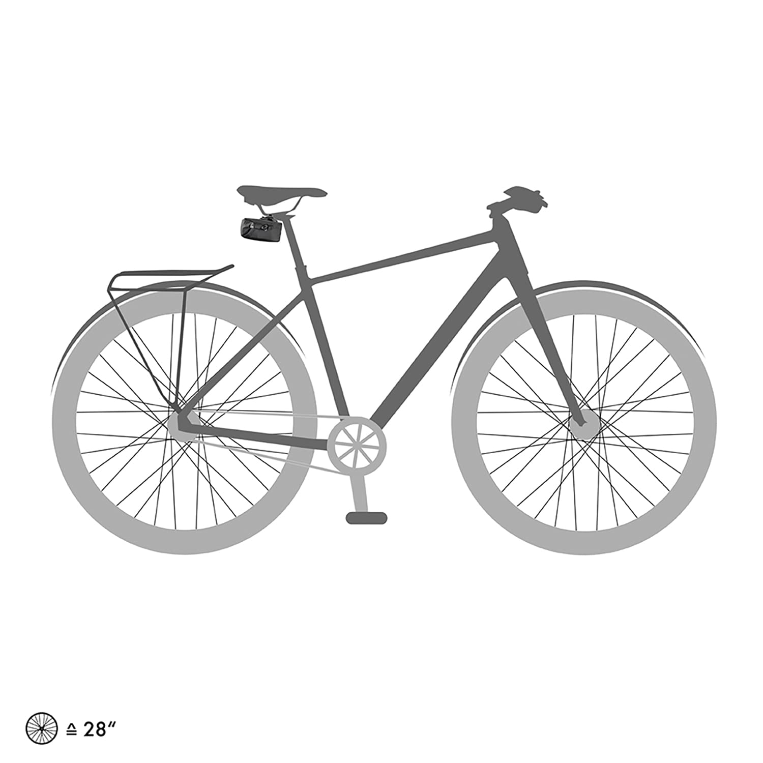 ORTLIEB OR-F9674 Saddle Bag, Black Matte