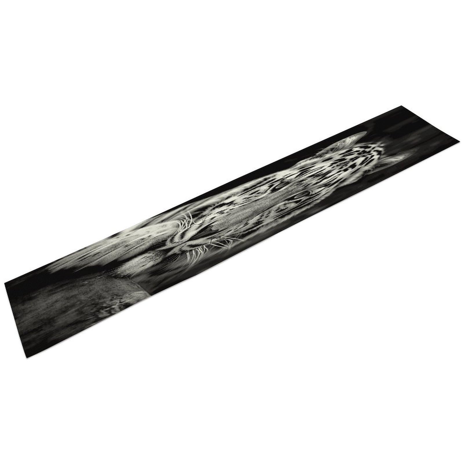 Black and White Tiger Table Runner Long Linen Table Runners Farmhouse Rustic Table Runner Seasonal Kitchen Dining Table Decoration for Home Party Decor 13 X 72 Inch
