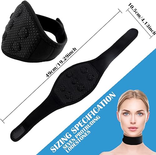 Miniatura 5 de FERCAISH Almohadilla magnética autocalentable, terapia magnética engrosada y alargada, correa para el cuello, alivio del dolor para artritis de