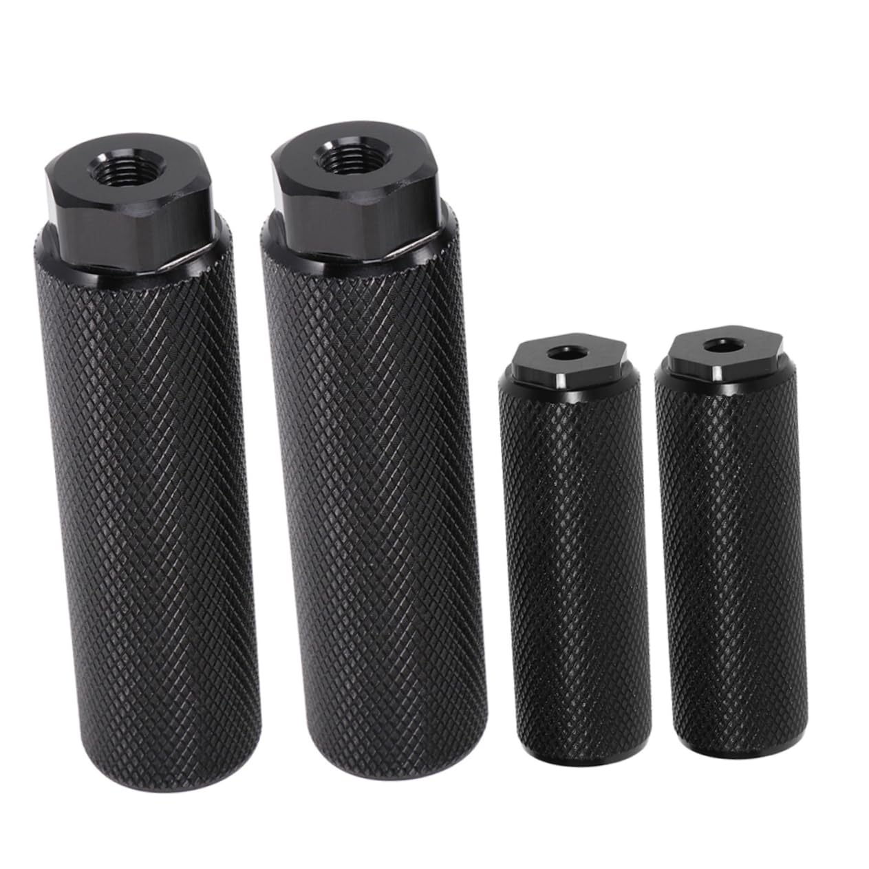 Milisten Cylinder Bicycle Foot Pegs 4pcs Aluminum Alloy Bike Pegs Portable Bike Footrest Pedals Standard