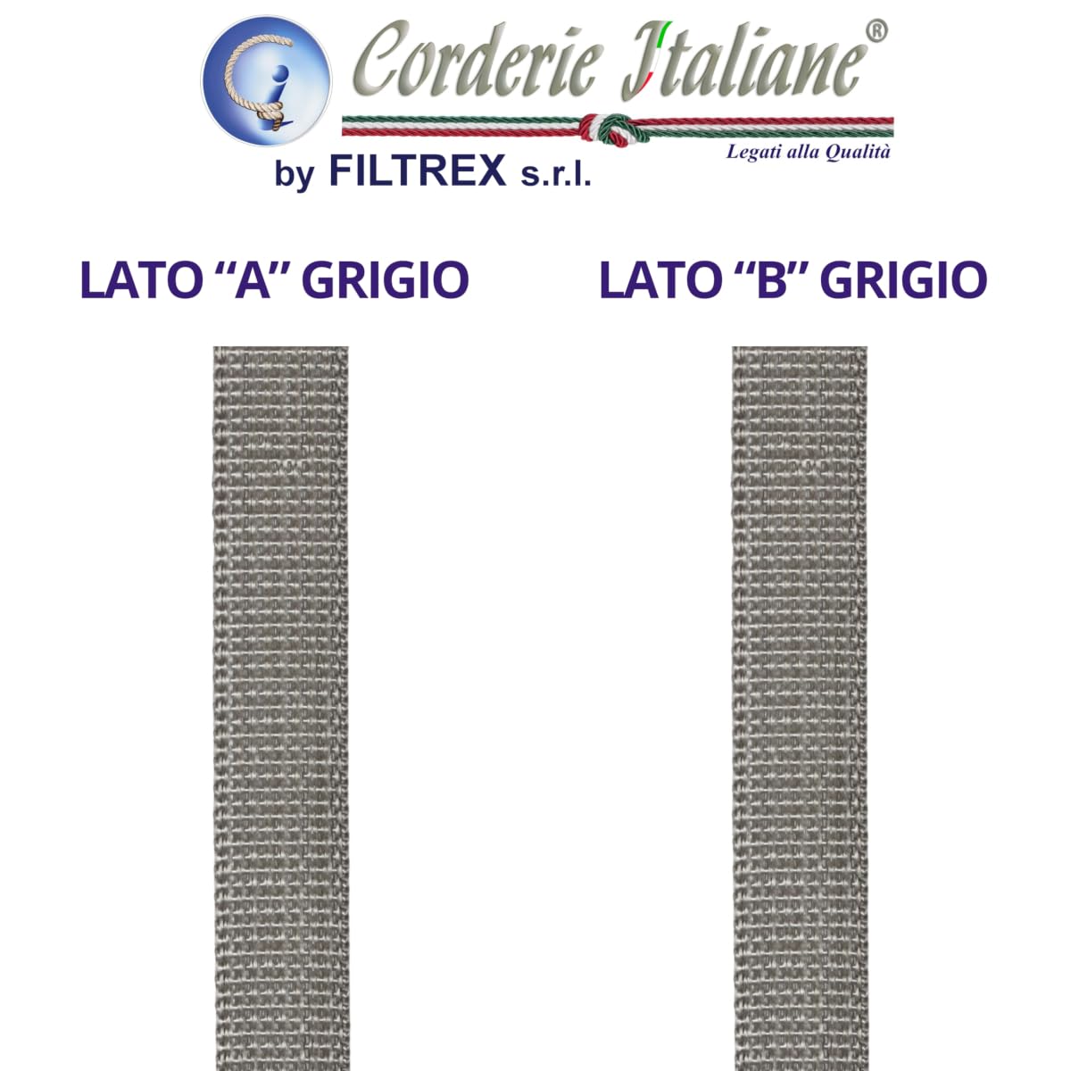 Corderie Italiane 2001645 - Rafia Correa 00, 20 Mm, 50 Mt, Gris