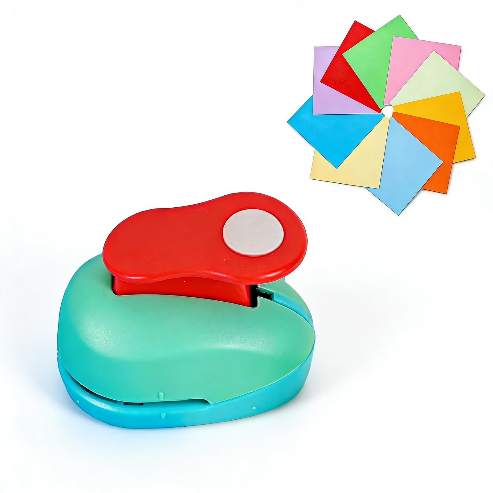 Stamp Puncher, 100 PCS of Origami Paper, Stamp Punch, Craft Punch - Postage Stamp Shape Paper Punch for Arts, Scrapbooking, Cards & Festival Projects-image-11