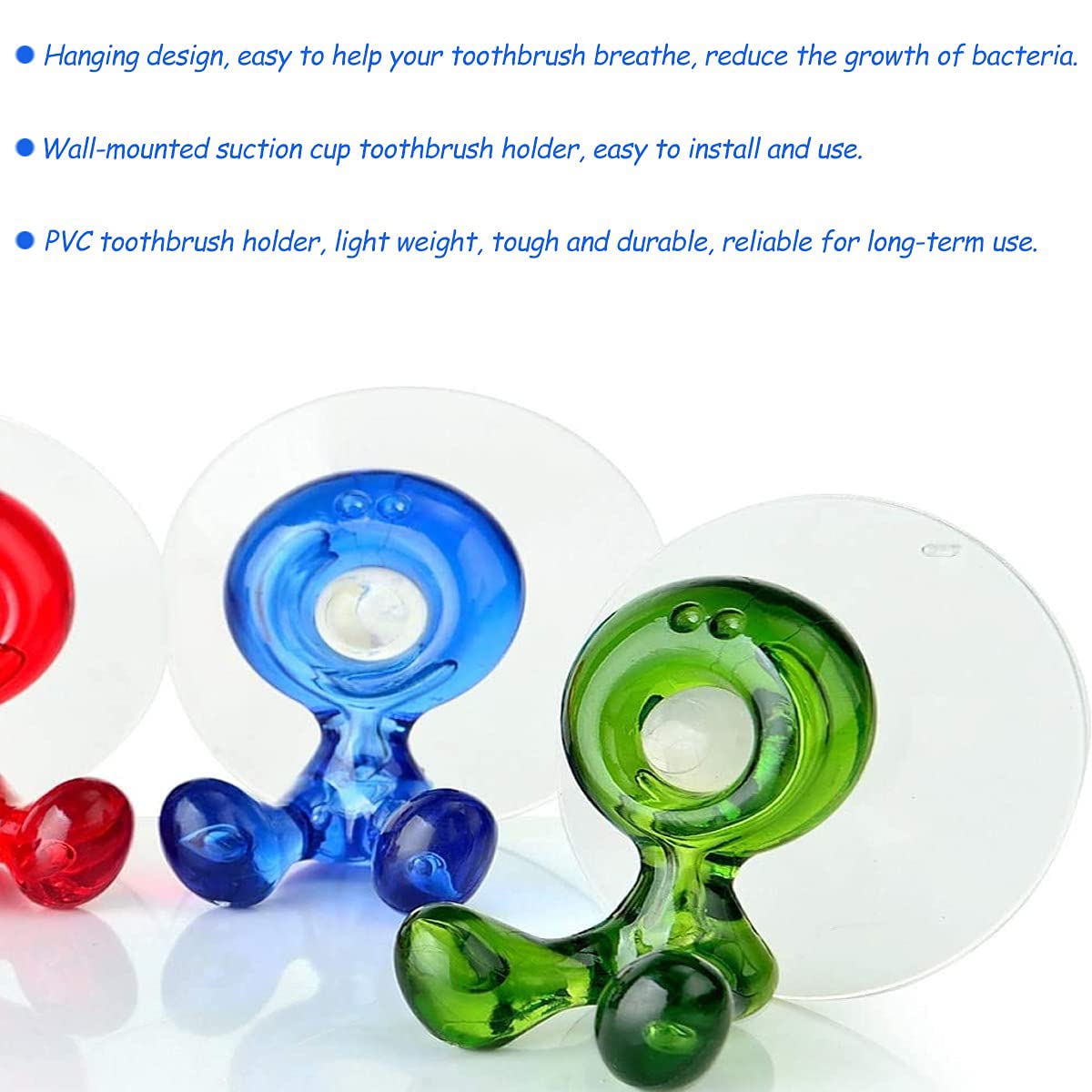 Yemiany 2 Gobelet Salle De Bain + 2 Porte Brosse à Dents Mural, 450ml Plastique Gobelet Salle De