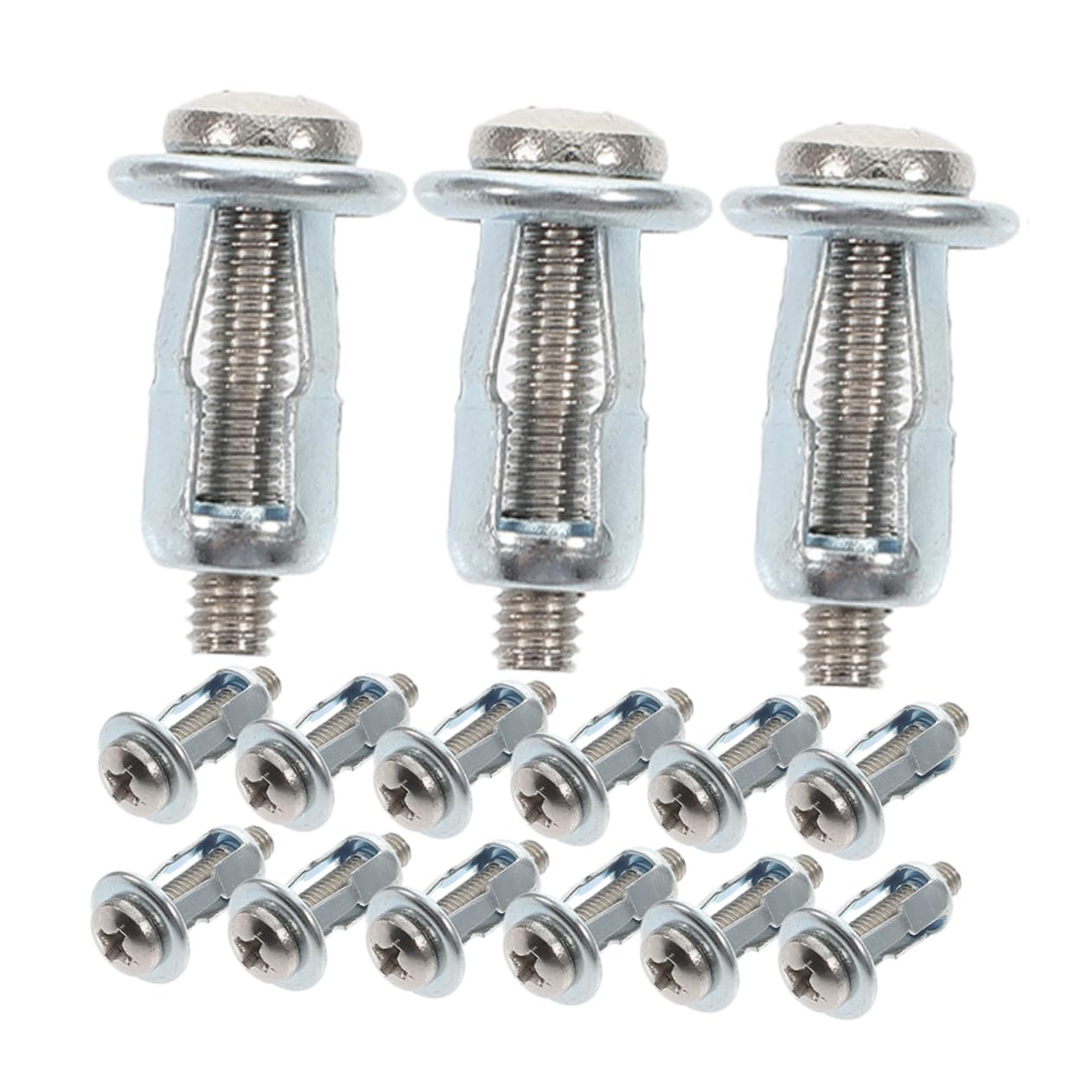 WOONEKY 15pcs Nut Hollow Wall Anchor Nuts Petal Kit Expansion Anchor for Secure Fixing Hollow Walls