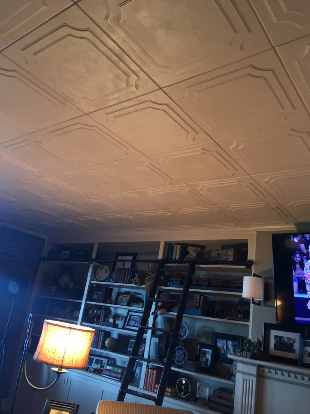 A la Maison Ceilings R08 Virginian Foam Glue-up Ceiling Tile (21.6 sq ...