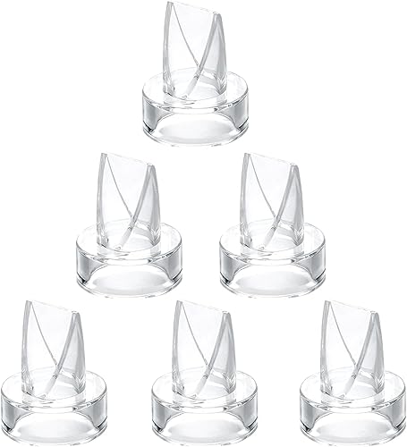 SKYWOT Paquete de 6 válvulas de pico de pato para extractor de leche portátil, accesorios manos libres, válvulas universales de pico de pato, etc.,