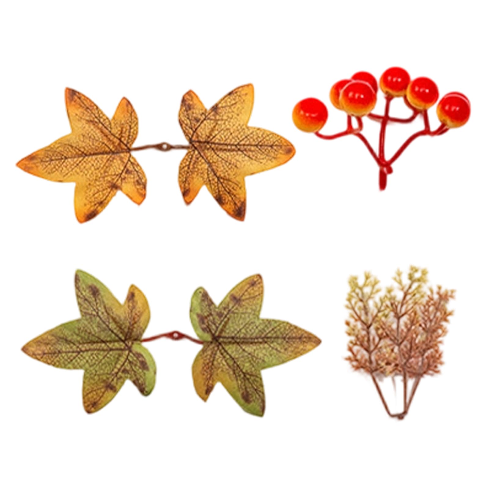Indoor Harvest Centerpiece Wreath, Artificial Fall Foliage Decor for Holder Use, Mantel, Entryway Styling Autumn Holder Wreath Harvest Centerpiece Decor Faux Foliage Table Mantel Accent
