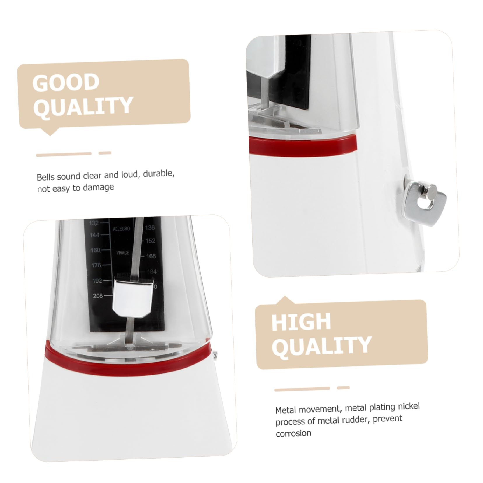 OFFSCH Piano Guitar Metronome Precise Rhythm Training Craftsmanship Improve Your