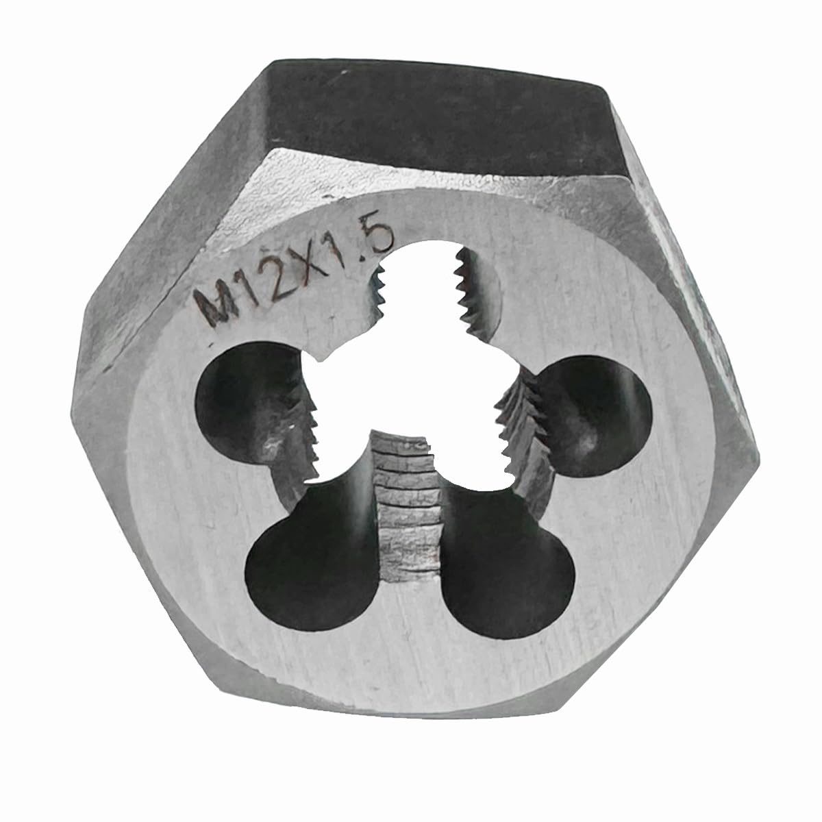 Yamesh M12 x 1.5 Hex Die Rethreading Die Thread Die Carton Steel for Right Hand