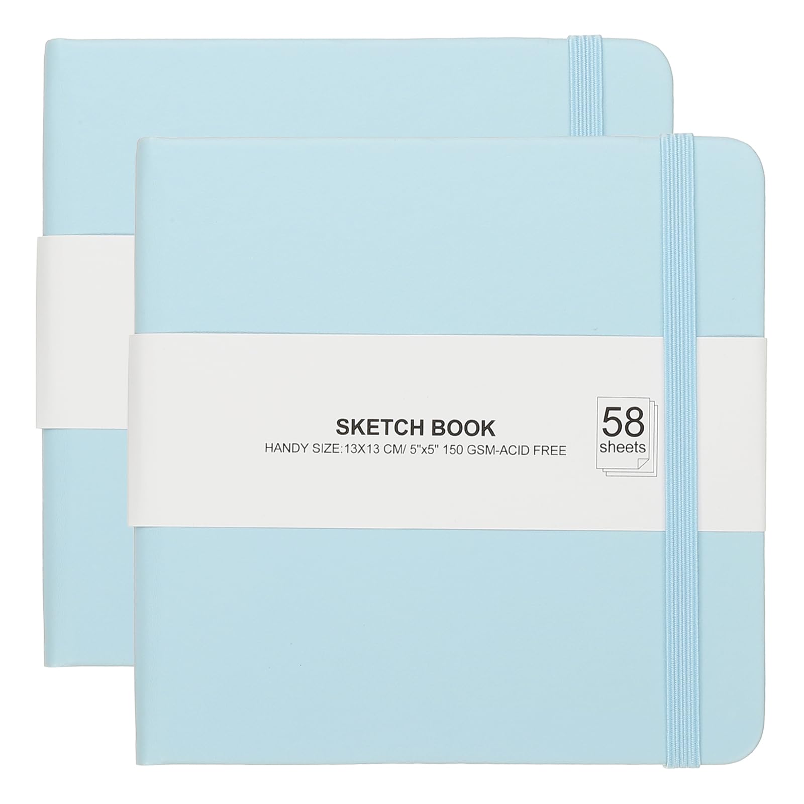 Carnet de croquis PATIKIL petit format carré 150g pour dessin peinture artiste