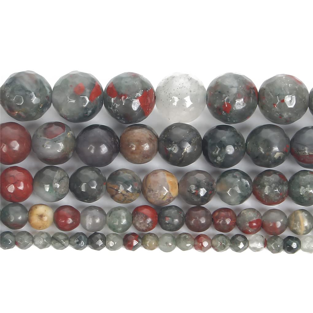 Perles en Pierre de Sang Hamthuit pour bracelets faits main