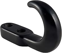 CURT 22430 Heavy-Duty Black Steel Tow Hook - 10,000 lbs Capacity for Trucks, SUVs & Off-Road Recovery