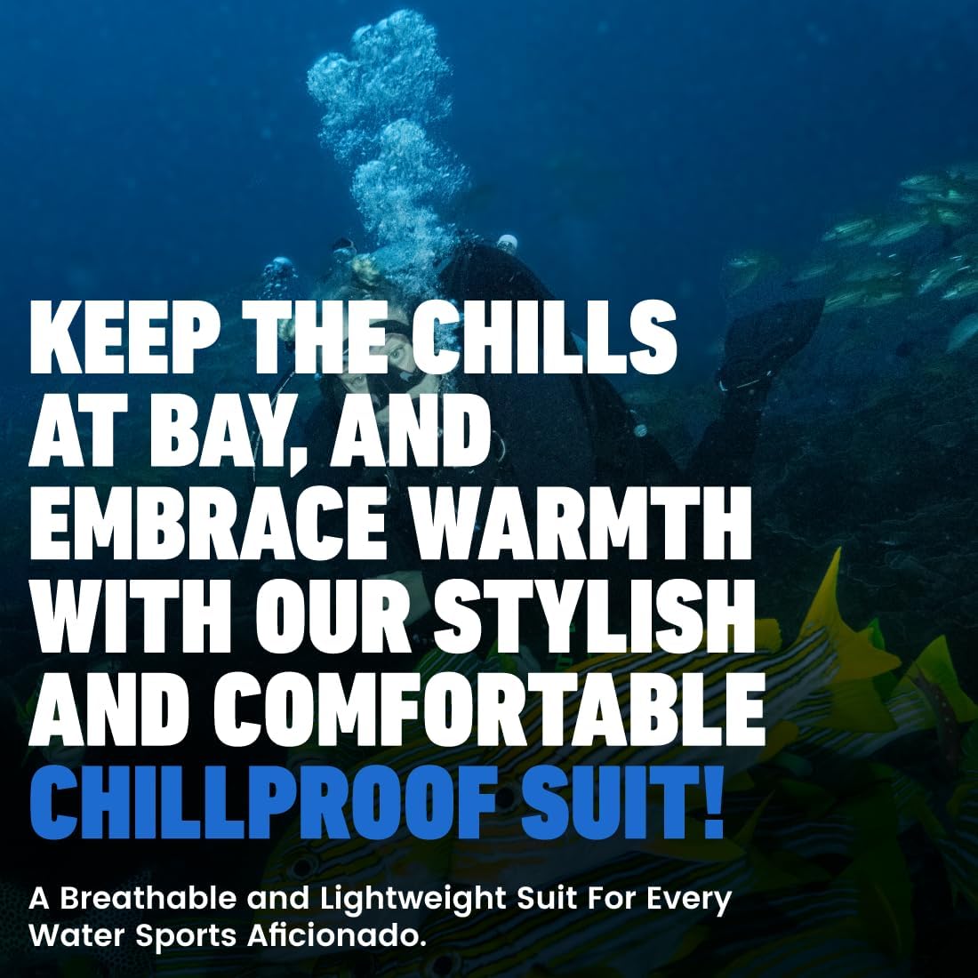 Sharkskin Titanium 2 Multi-Sport Suit for Men, Chillproof Chest Zip Suit - Thermal Protection, Lightweight and Breathable - Image 6