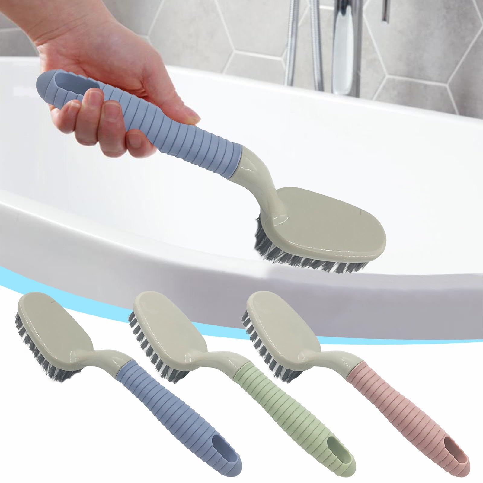 Long Sink Brush - Kitchen & Car Cleaning Brush -4 Long Sink Brush - Kitchen & Car Cleaning Brush -4
